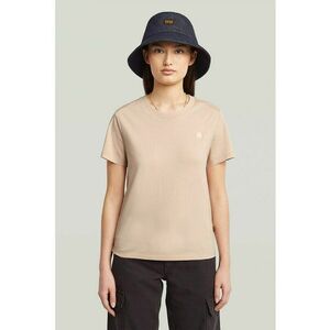 Tricou uni de bumbac organic - Maro nisip imagine