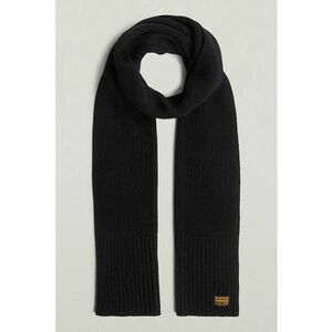 Fular striat - Negru imagine
