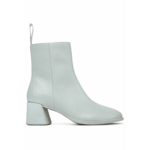 Ghete de piele cu fermoar Kora Twins - Gri imagine