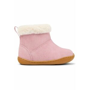 Botine de piele intoarsa Peu Cami - Roz pastel imagine