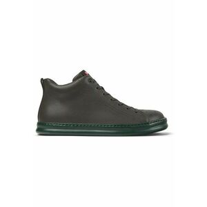 Pantofi sport mid-cut din piele Runner Four 1223 - Gri imagine