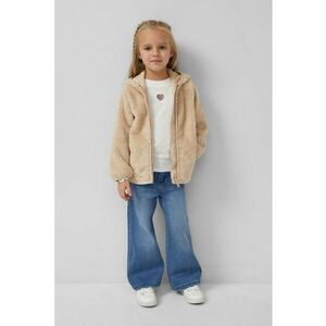 Bluza cu broderie in forma de inima - Alb imagine