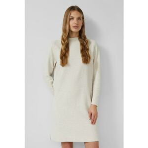Rochie sport cu decolteu la baza gatului - Bej deschis imagine