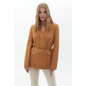 Sacou regular fit - Maro scortisoara imagine