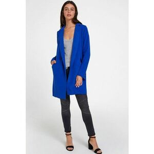 Palton regular fit uni - Albastru royal imagine