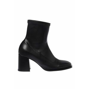 Botine din piele ecologica - Negru imagine