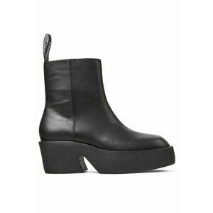 Botine de piele 50327 Billie - Negru imagine