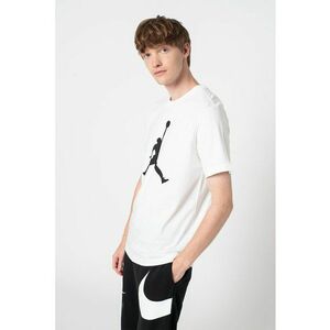Tricou de bumbac cu imprimeu logo Jordan Jumpman - Negru/Alb optic imagine