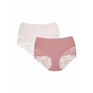 Set de 2 Chiloti Pansy Roz murdar crem - Multicolor imagine