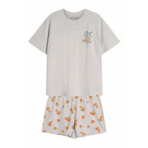 Pijama dama Naranja albastru pal - portocaliu imagine