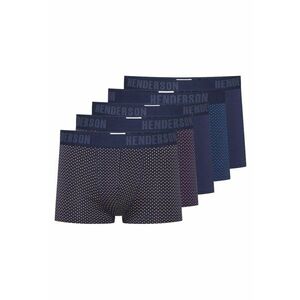 Boxeri Ozone set de 5 perechi albastru turcoaz - albastru - rosu - bej - Multicolor imagine