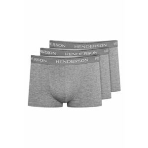 Boxeri barbati Effort set de 3 perechi gri - Gri imagine