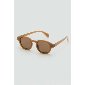Ochelari de soare cu lentile uni Pantos - Maro camel imagine