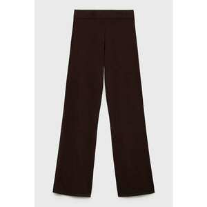 Pantaloni bootcut cu talie inalta - Maro inchis imagine