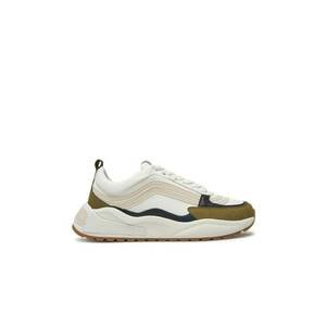 Pantofi sport dama - E4 RWM 24 03 01 - Piele ecologica - 38 EU - Alb/Verde - Alb/Verde imagine