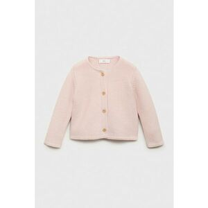 Cardigan din amestec de bumbac - Roz pal imagine