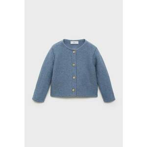 Cardigan din amestec de bumbac - Albastru pastel imagine