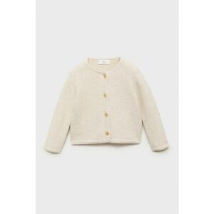 Cardigan din amestec de bumbac - Bej imagine