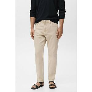 Blugi regular-fit cu buzunare - Alb fildes imagine