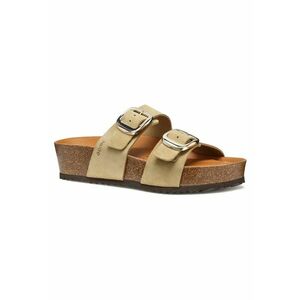 Slapi dama - D551DA-00022 - Piele naturala - Bej imagine