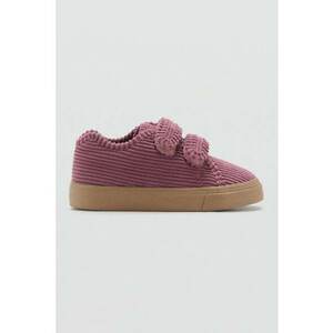 Pantofi sport din reiat cu velcro - Roz fandango imagine