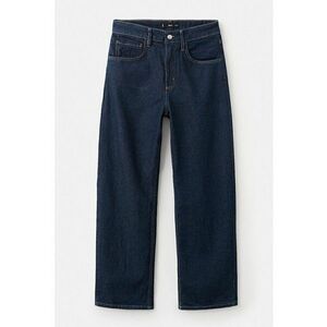 Blugi drepti din denim - Albastru petrol imagine