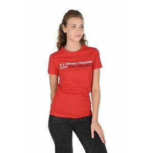 Tricou damă roșu - bumbac - Rosu imagine
