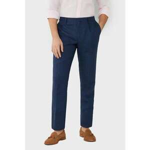 Pantaloni de in Linen Delave - Bleumarin imagine