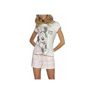 Pijama cu imprimeu cu Minnie Mouse - Alb imagine