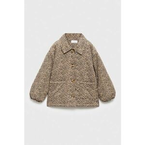 Jacheta cu animal print - Negru/Maro nisip imagine