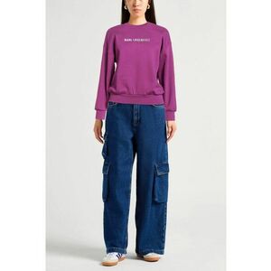 Bluza sport din bumbac organic - Mov imagine