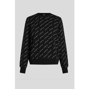 Bluza sport cu imprimeu logo - Negru imagine