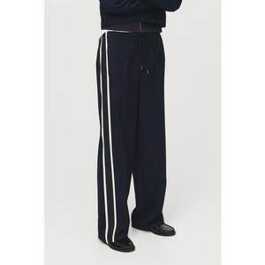 Pantaloni de trening cu croiala ampla - Bleumarin imagine
