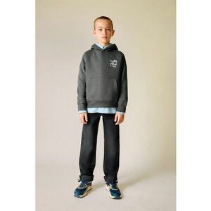 Blugi regular fit cu talie medie - Negru stins imagine