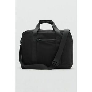 Geanta duffle cu bareta ajustabila - Negru imagine
