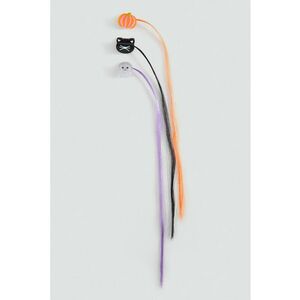 Set de agrafe de par - 3 piese - Negru/Portocaliu/Violet imagine