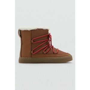 Ghete cu garnituri de piele - Caramel imagine