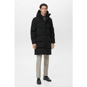 Geaca lunga cu gluga - Negru imagine