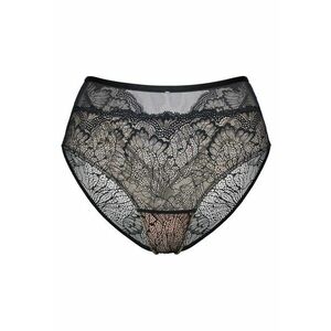 Chiloti dama - cu talie inalta - Negru - Crown - Negru imagine