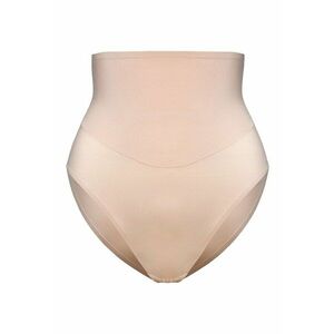 Chiloti modelator cu talie inalta - Bej Silky - Bej imagine