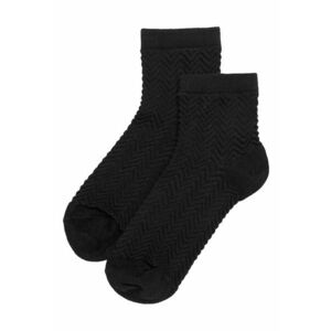 Set sosete Nera 2 - negru si bej deschis - bumbac - lungi - Negru imagine
