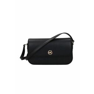 Geantă de umăr din piele - model Jet Set Travel - negru - 21x12.5x5 - Logo imagine