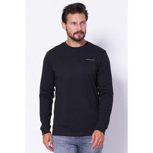 Bluza cu decolteu la baza gatului - Negru imagine