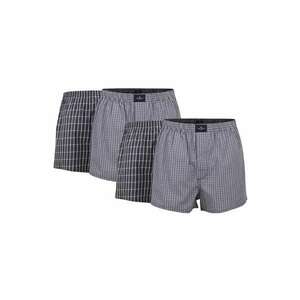 Set de boxeri din bumbac - 4 perechi - Albastru inchis imagine