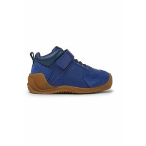 Pantofi sport din piele si piele intoarsa Dadda 349 - Albastru imagine