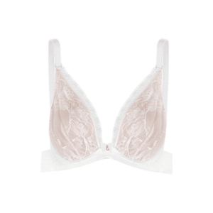 Sutien clasic moale Nathalie Alb crem - Alb imagine