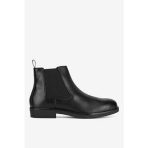 Ghete barbati 5905588985808 - Piele naturala - Negru - Negru imagine