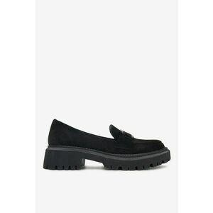 Mocasini Textil - Negru - Negru imagine