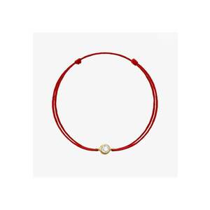 Bratara snur din argint Birthstone May - Onix Verde imagine
