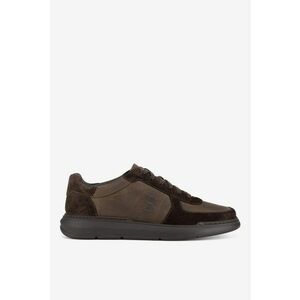Pantofi barbati 5905588928324 - Piele nabuc - Maro - Maro imagine